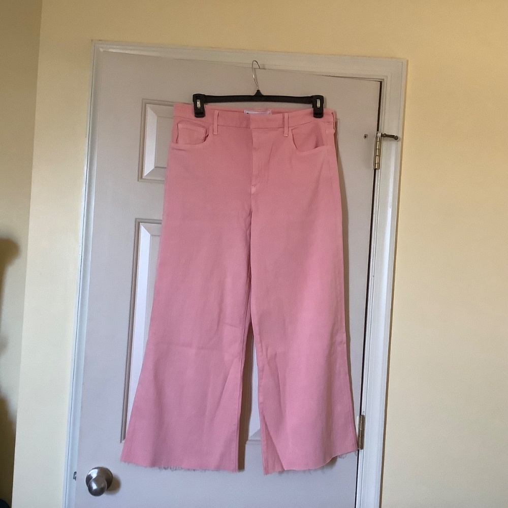 Frank & Eileen Galway Wide Leg Cropped Jeans Taffy SZ 32/12 - Picture 2 of 15
